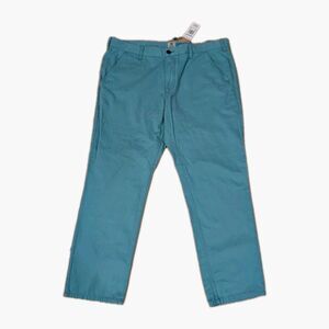 NEW WITH TAGS Timberland Mens Straight Fit Chinos Pants W40 L30 Seafoam Green